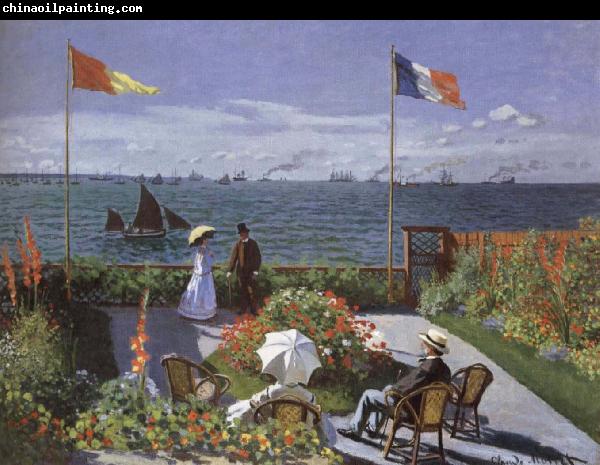 Claude Monet Terrace at Saint-Adresse