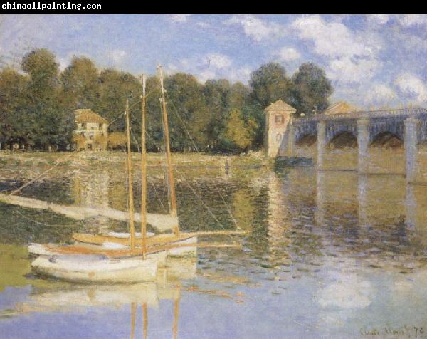 Claude Monet The Bridge at Argenteujil