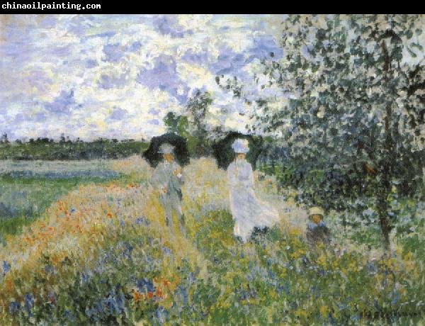 Claude Monet A walk near Argenteuil