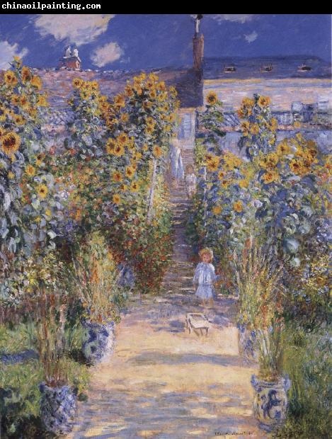 Claude Monet Monet-s Garden at Vetheuil