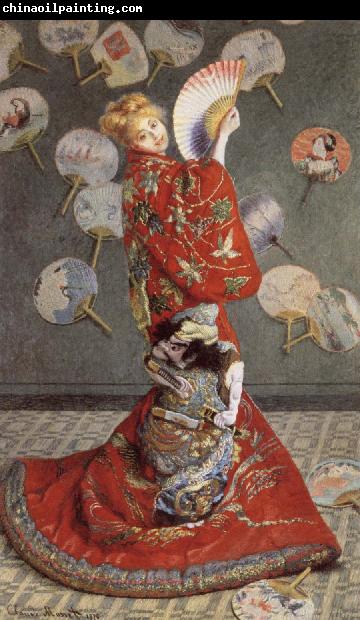 Claude Monet Madame Monet in Japanese Costume