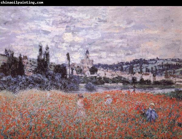 Claude Monet Poppy Field near Vetheuil