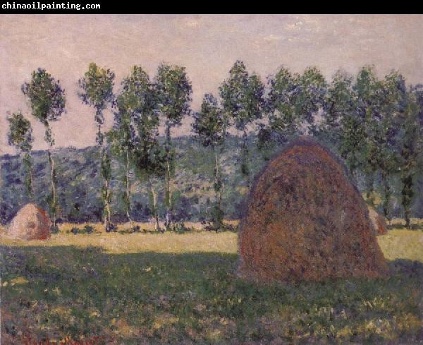 Claude Monet Haystacks,Night Effect