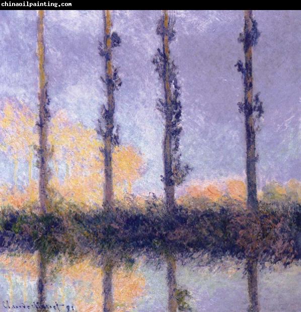 Claude Monet Four Trees