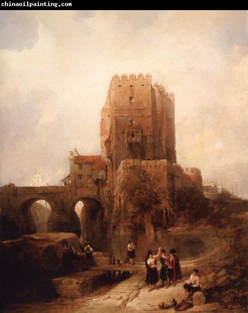 David Roberts Doorish Tower on the Bridge at Cordoba