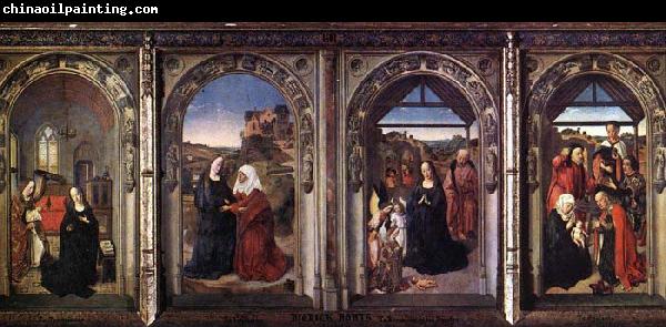 Dieric Bouts Triptych of the Virgin