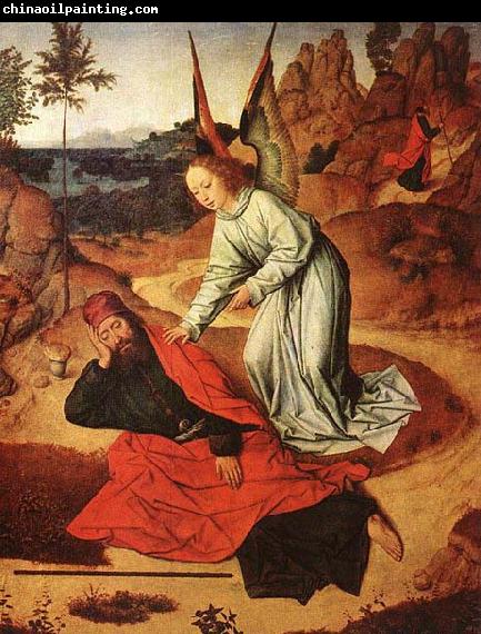 Dieric Bouts Prophet Elijah in the Desert