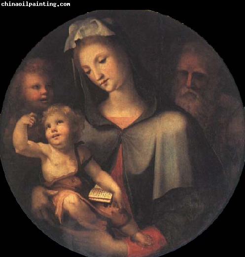 Domenico Beccafumi The Holy Family with Young Saint John around