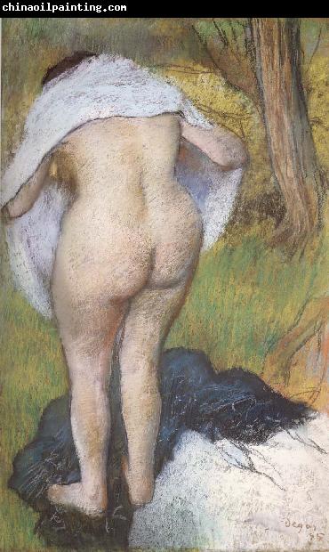 Edgar Degas Young woman who dries itself