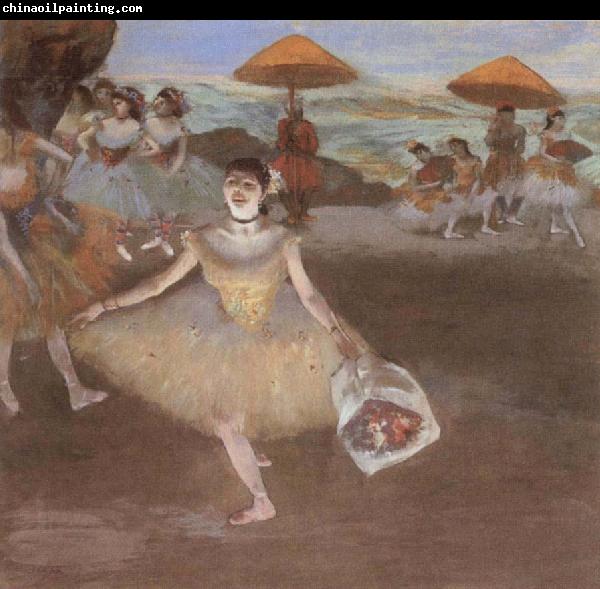 Edgar Degas Dancer with Bouquet