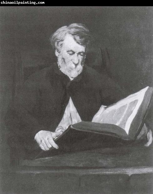 Edouard Manet Man Reading