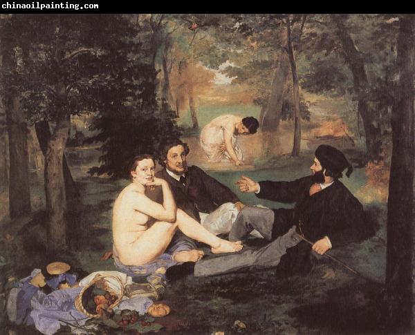 Edouard Manet Le dejeuner sur I-Herbe