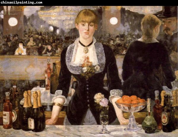 Edouard Manet A Ba4 at the Folies-Bergere