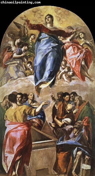 El Greco The Assumption of the Virgin