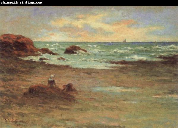 Emile Schuffenecker A Cove at Concarneau