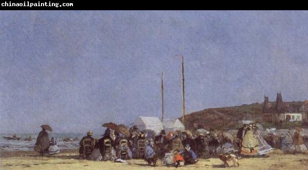 Eugene Boudin Beach Scene