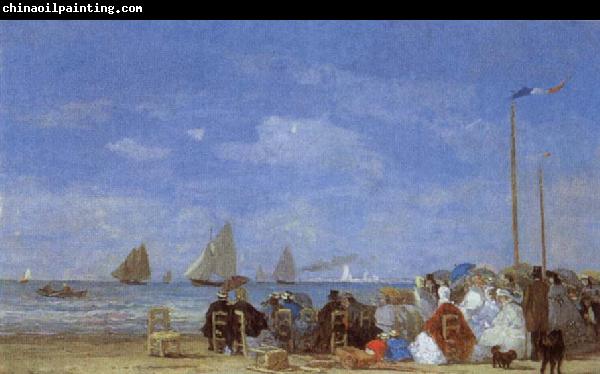 Eugene Boudin Beach Scene