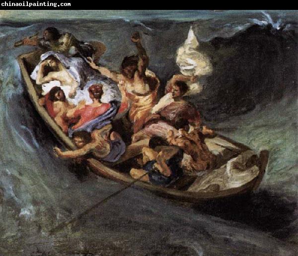 Eugene Delacroix Christ on the Lake of Gennezaret