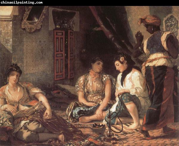 Eugene Delacroix The Women of Algiers