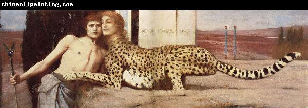 Fernand Khnopff The Caresses