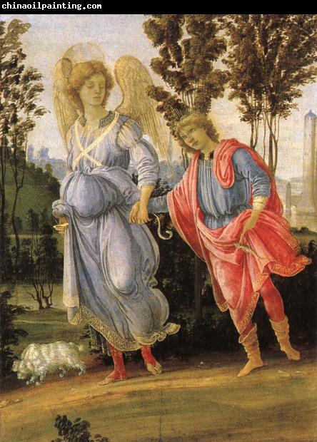 Filippino Lippi Tobias and angeln, probably