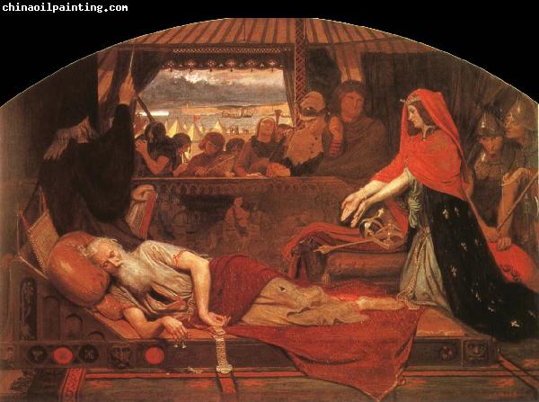 Ford Madox Brown Lear and Cordelia