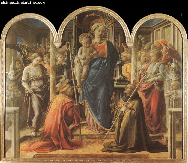 Fra Angelico Jungfru Maria med barnet