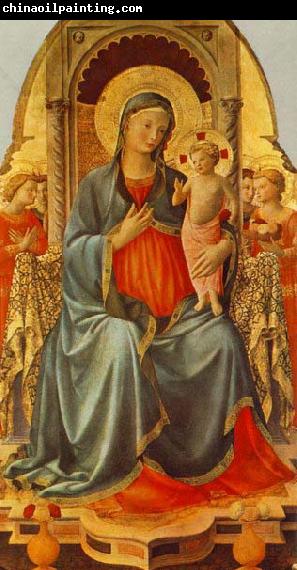 Fra Angelico Madonna with the Child and Angels