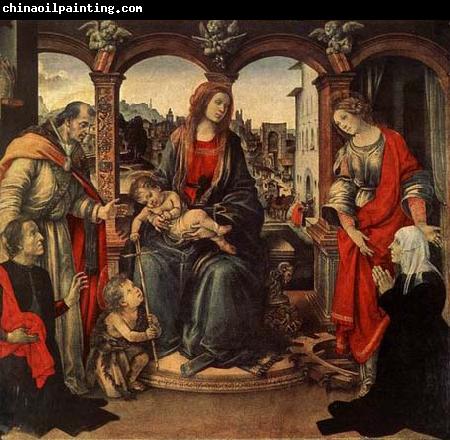 Fra Filippo Lippi Madonna with Child and Saints