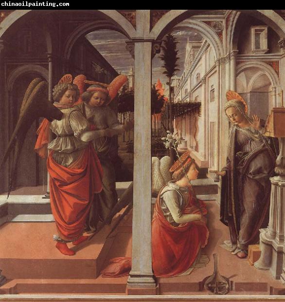 Fra Filippo Lippi The Annunciation