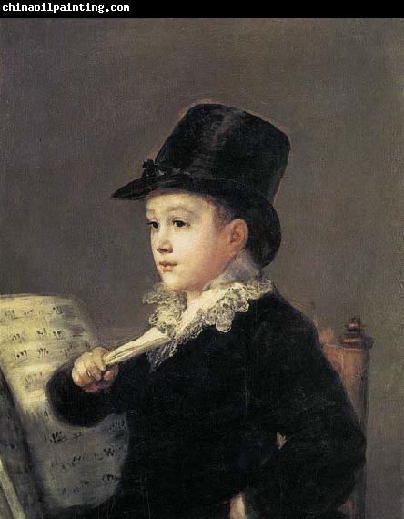 Francisco Jose de Goya Portrait of Mariano Goya, the Artist's Grandson