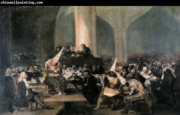 Francisco Jose de Goya The Inquisition Tribunal