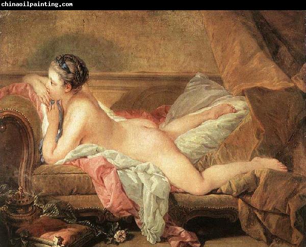 Francois Boucher Resting Girl