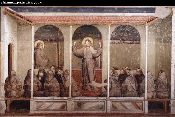 GIOTTO di Bondone Apparition at Arles