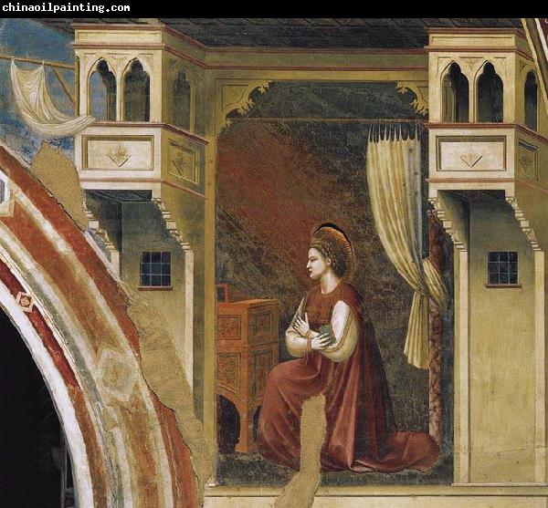 GIOTTO di Bondone The Virgin Receiving the Message