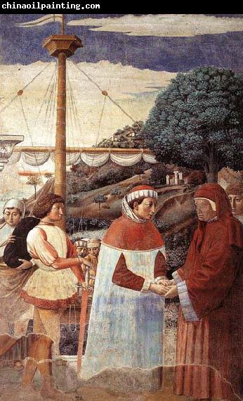 GOZZOLI, Benozzo Disembarkation at Ostia