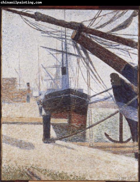 Georges Seurat The Harbour at Honfleur