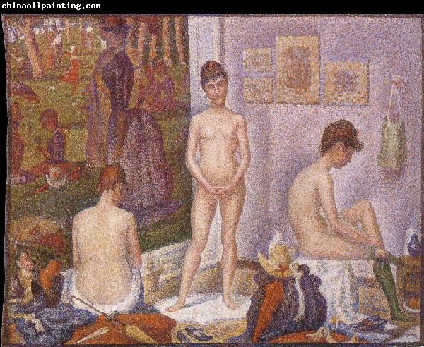 Georges Seurat Les Poseuses