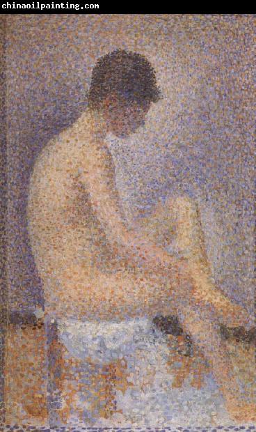 Georges Seurat Seated Female Nude