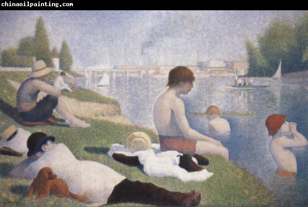 Georges Seurat Bathers at Asnieres