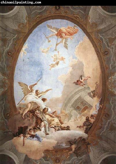 Giovanni Battista Tiepolo Allegory of Merit Accompanied by Nobility and Virtue