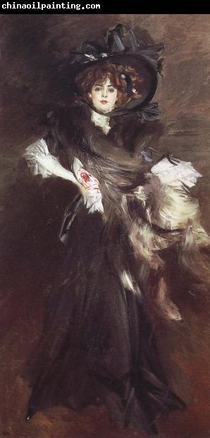 Giovanni Boldini Portrait of Mlle Lantelme