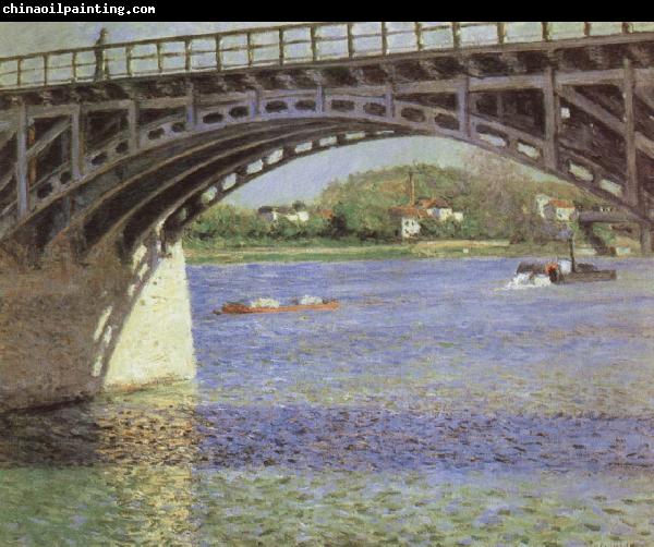 Gustave Caillebotte The Bridge at Argenteuil and the Seine