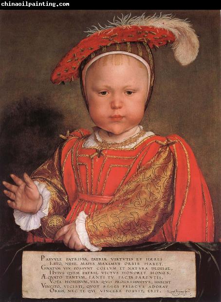 Hans Holbein Edward VI as a child