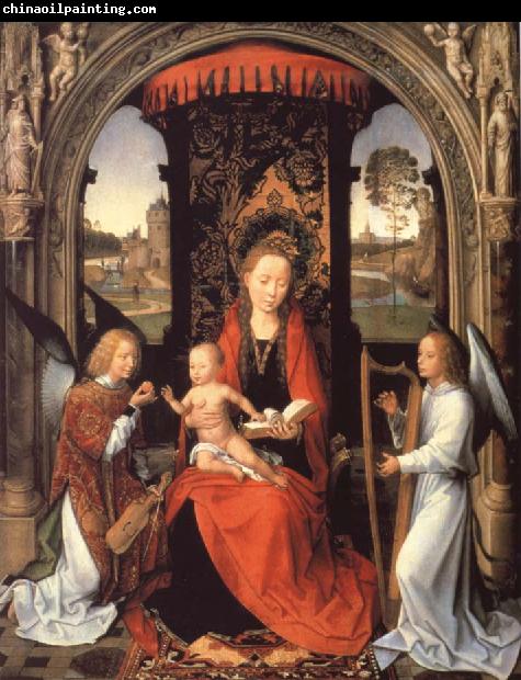 Hans Memling Madonna nad Child with Angels