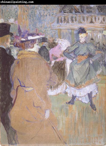 Henri de toulouse-lautrec Pa Moulin Rouge Kadrilj borjar