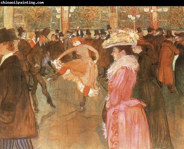 Henri de toulouse-lautrec A Dance at the Moulin Rouge