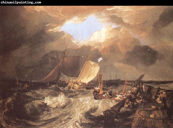 J.M.W. Turner Calais Pier,with French Poissards preparing for sea