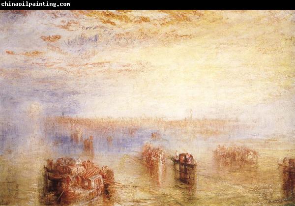 J.M.W. Turner Arriving in Venice