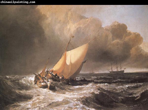 J.M.W. Turner Dutch Boats in a Gale